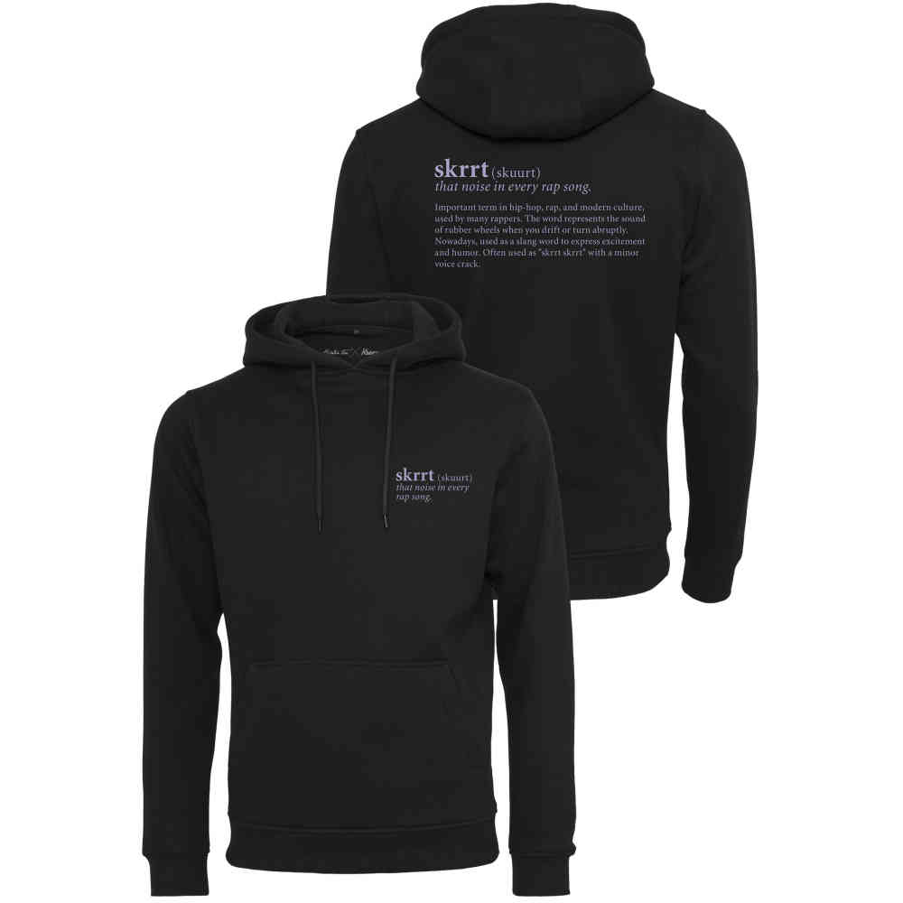 Urban Classics Urban Classics Hoodietrui That Noise Zwart Urban Classics Urban Classics Hoodietrui Hand Rose Zwart